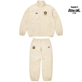 Conjunto Supreme x Umbro Cotton Ripstop Track Stone