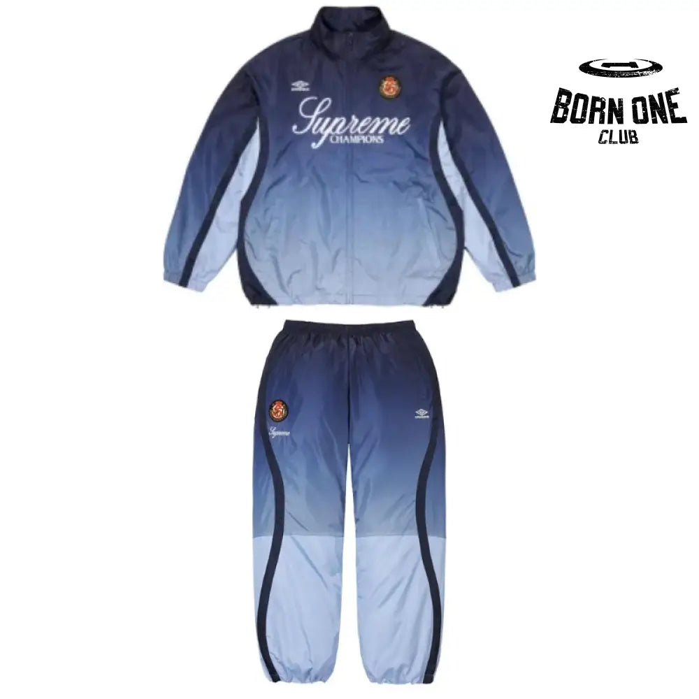 Conjunto Supreme x Umbro Gradient Track Navy