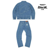 Conjunto Corteiz C-Star Denim Jeans