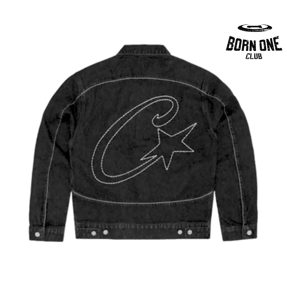 Jaqueta Corteiz C-Star Denim Jeans Preto