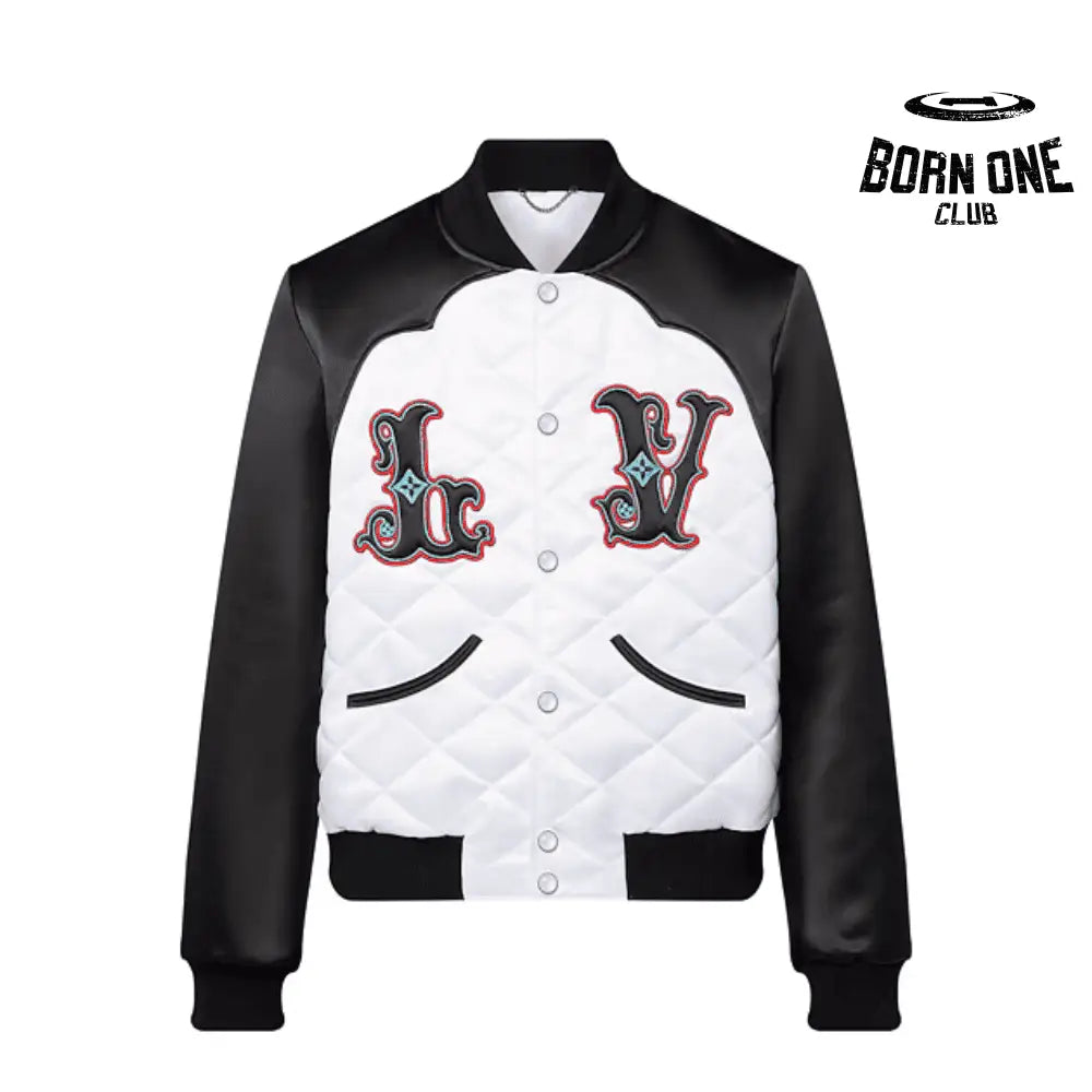 Jaqueta Bomber Louis Vuitton Bicolor Satin