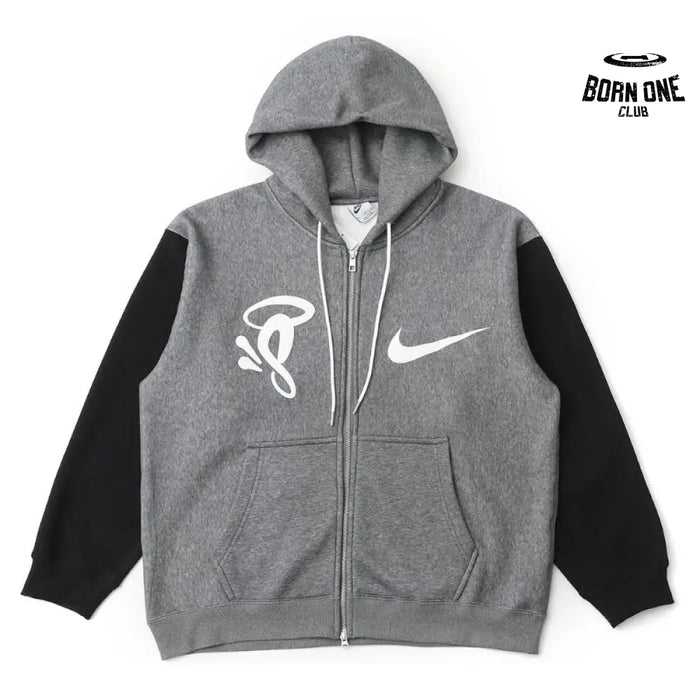 Jaqueta Syna World x Nike Solo Swoosh Fleece Full-Zip Grey