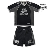 Conjunto Palace Om Mesh Jersey Black Grey