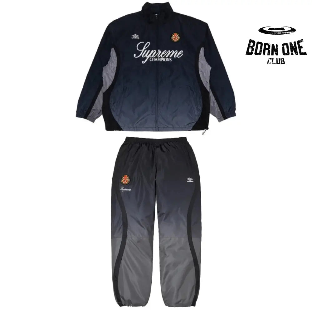 Conjunto Supreme x Umbro Gradient Track Black