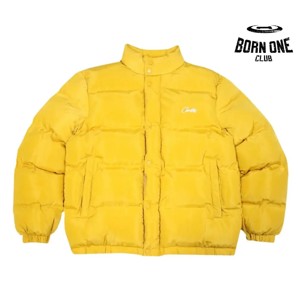 Jaqueta Corteiz Bolo Puffer Yellow