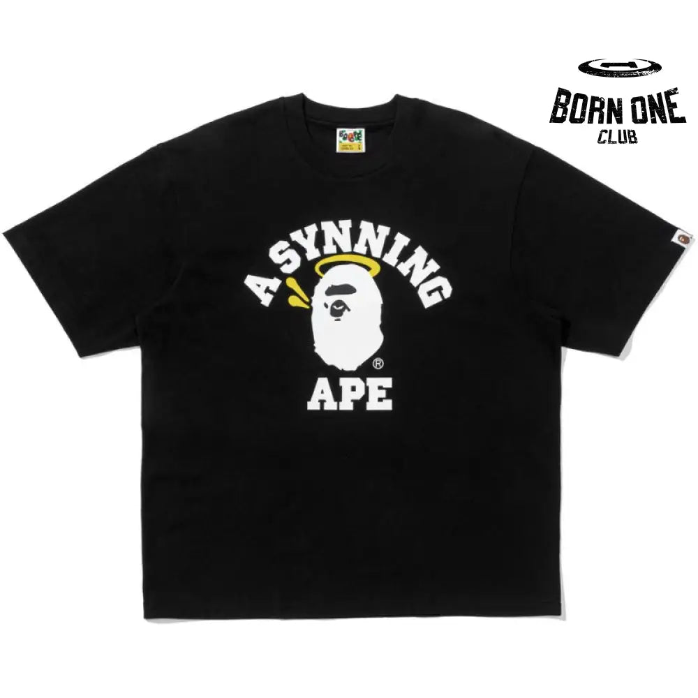 Camiseta BAPE x Syna by Central Cee College Black