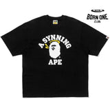 Camiseta BAPE x Syna by Central Cee College Black
