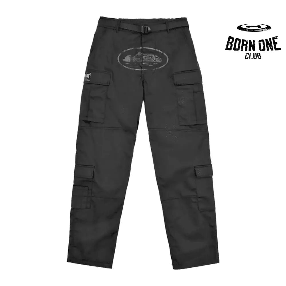 Calça Corteiz Cargo Preta