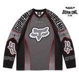 Camisa Fox Racing x Supreme DMX Snow Black