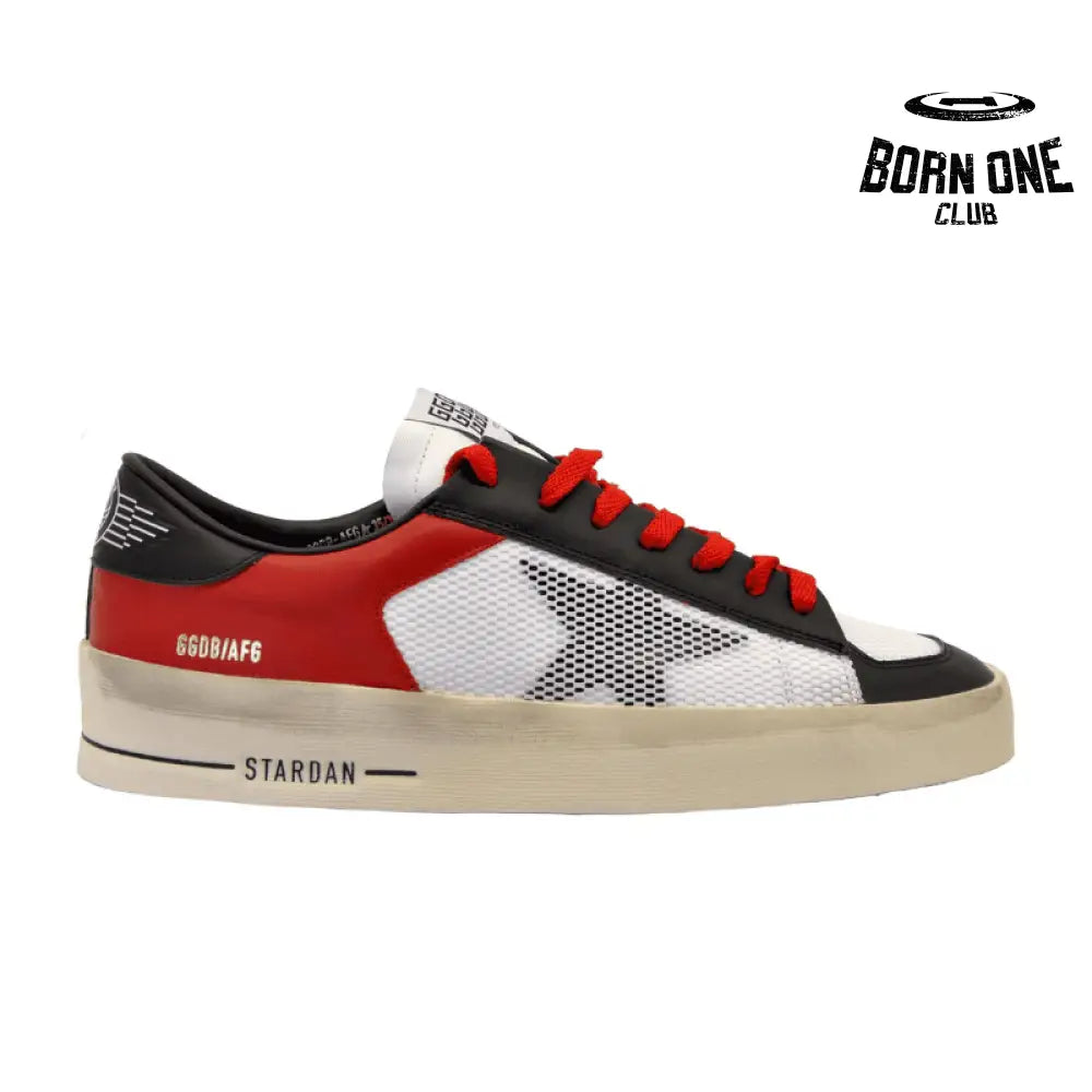 Golden Goose Stardan White Red