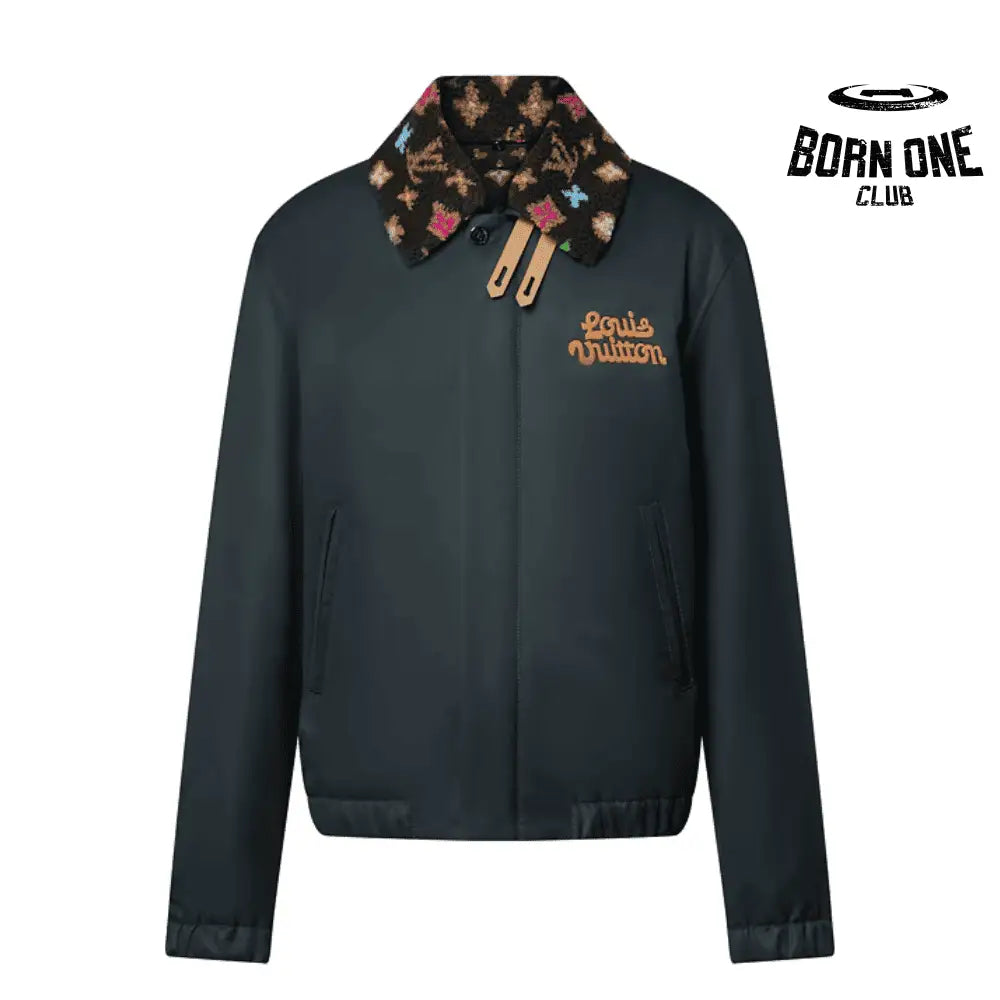 Jaqueta Louis Vuitton  Aviator Monogram Fleece Collar