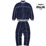 Conjunto Corteiz Veludo Azul