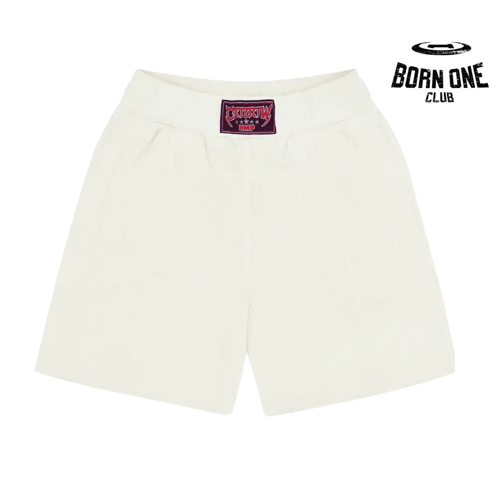 Short Corteiz HMP Mesh Panel White