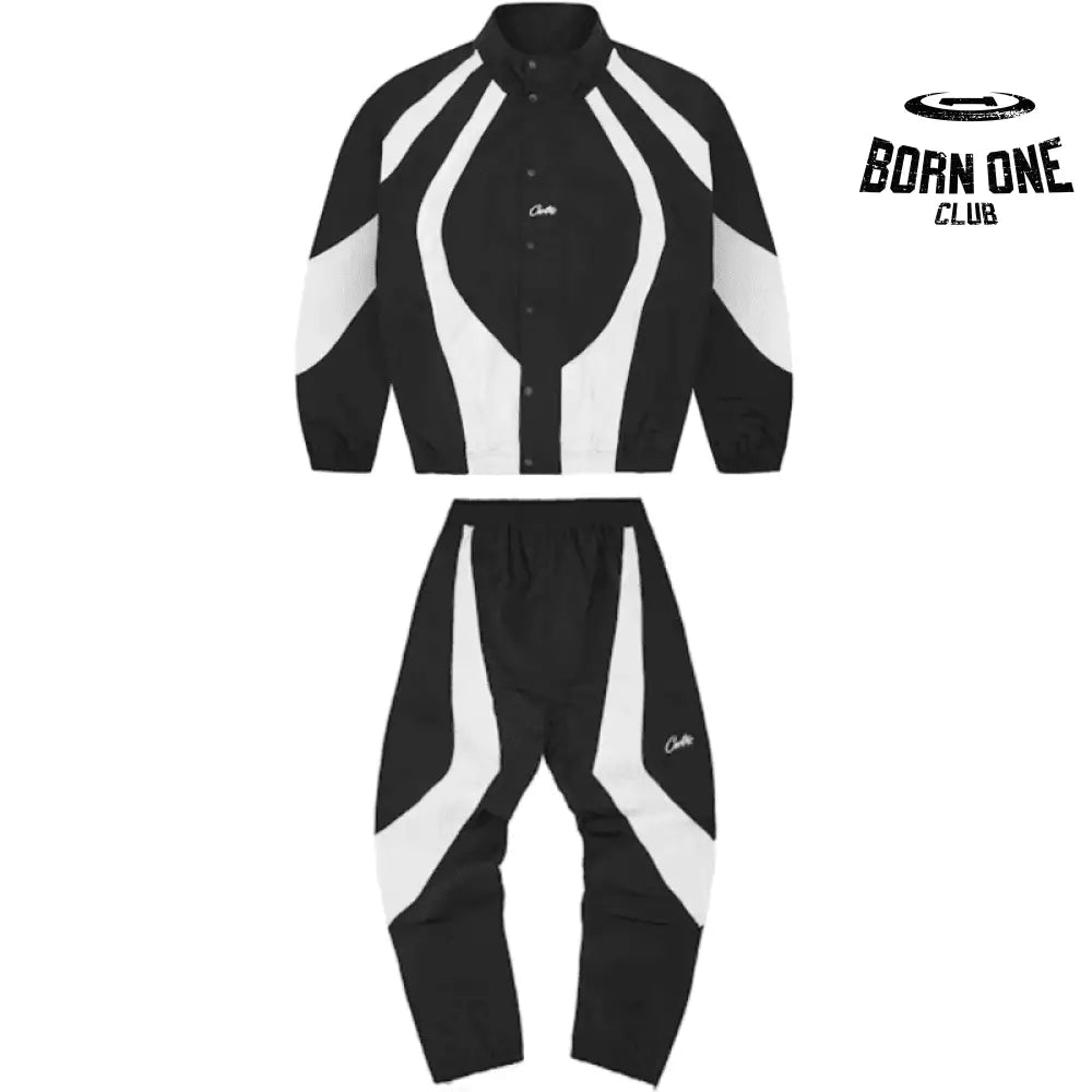 Conjunto Corteiz Vertigo Preto/Branco