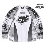 Camisa Fox Racing x Supreme DMX Snow Camo
