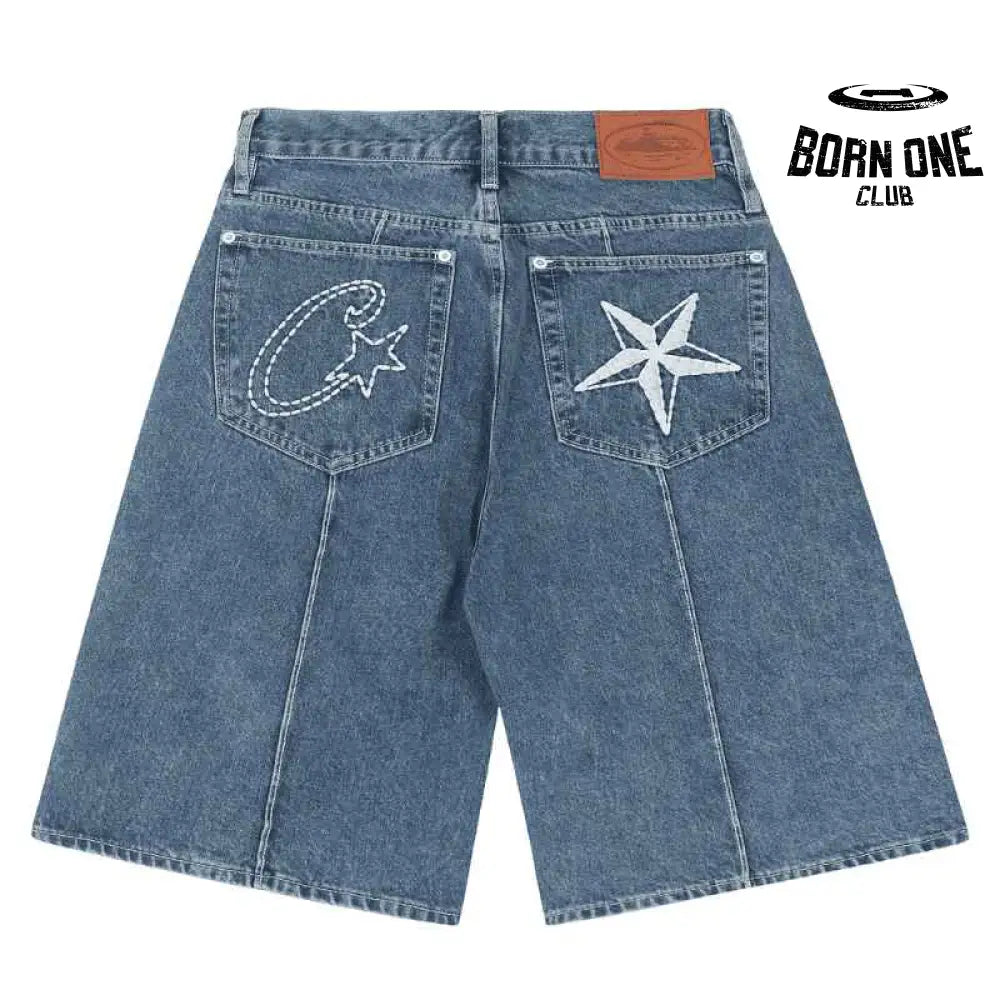 Shorts Jeans Corteiz C Star