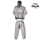 Conjunto Moletom Corteiz  RTW Cinza