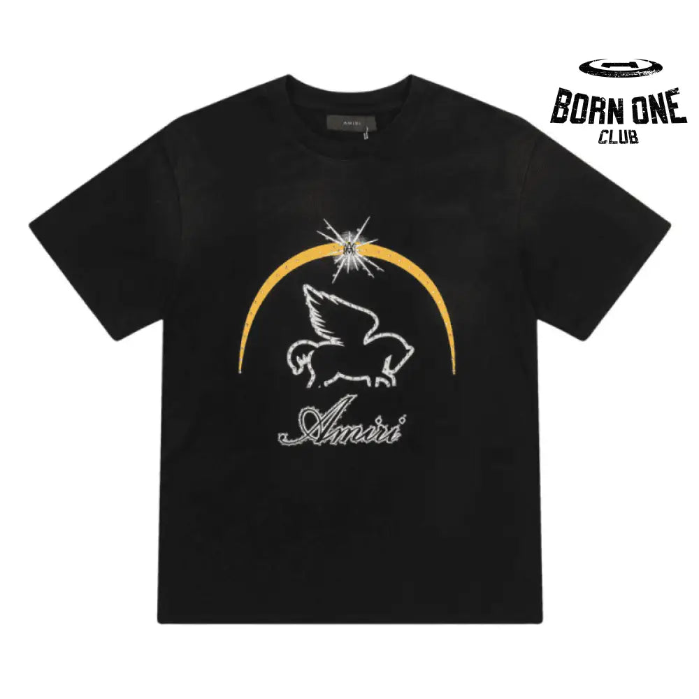 Camiseta Amiri Crystal Pegasus