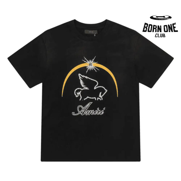 Camiseta Amiri Crystal Pegasus