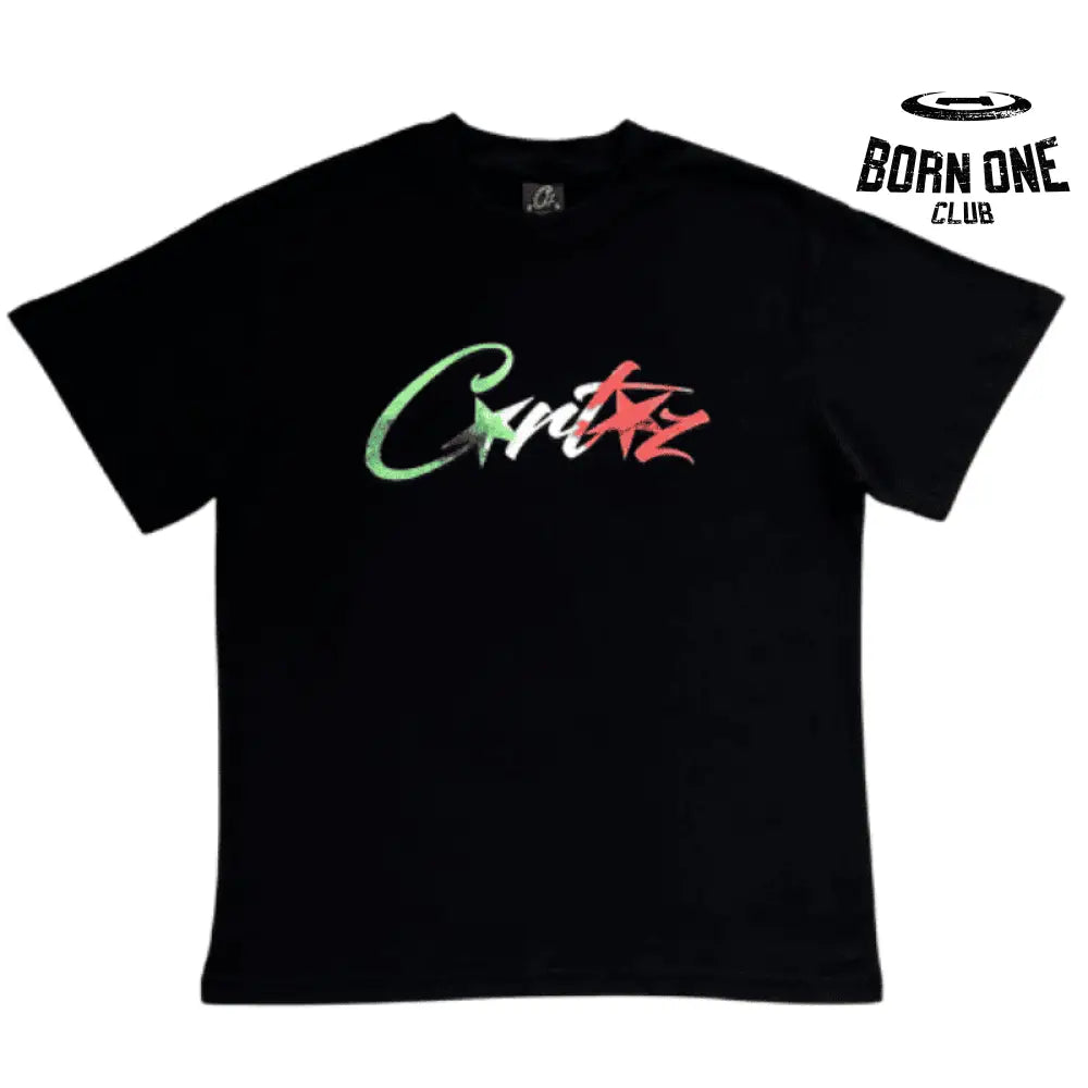 Camiseta Corteiz Allstarz Itália Preta