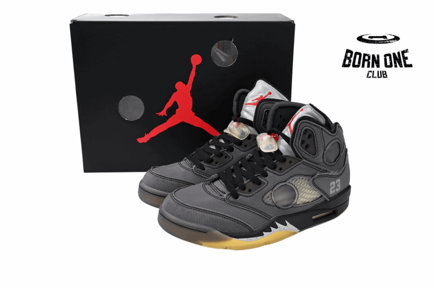 Air Jordan 5 Retro Off-White Black CT8480-001