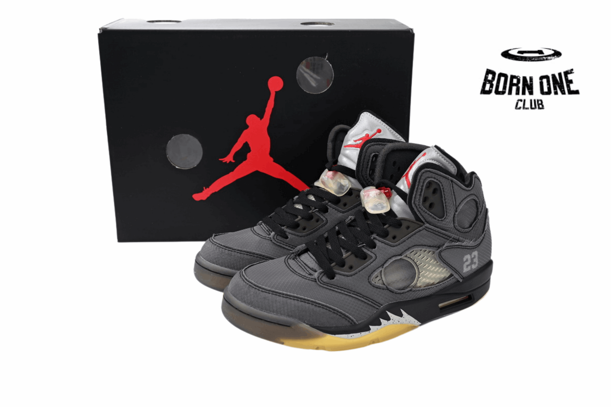 Air Jordan 5 Retro Off-White Black CT8480-001