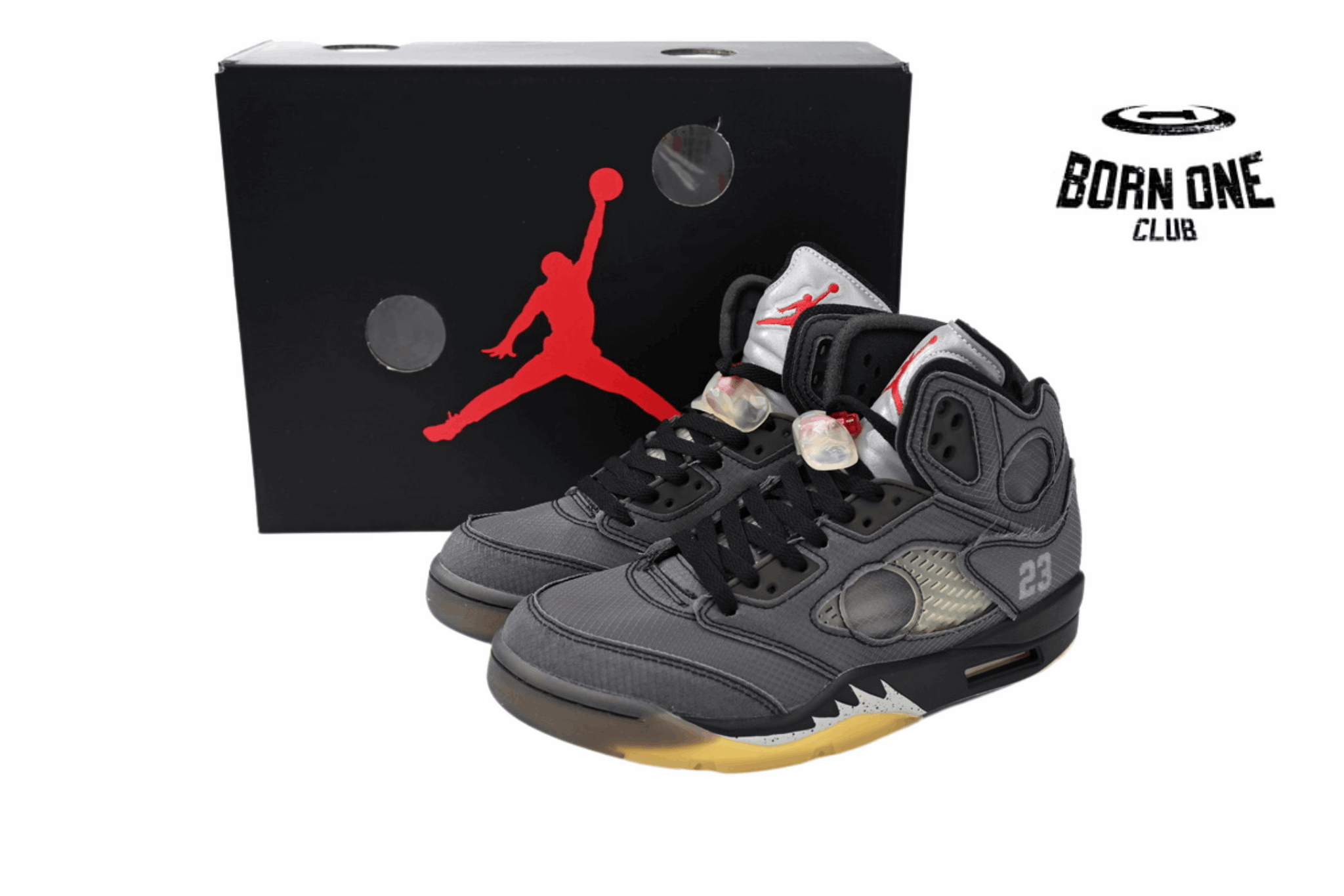 Air Jordan 5 Retro Off-White Black CT8480-001