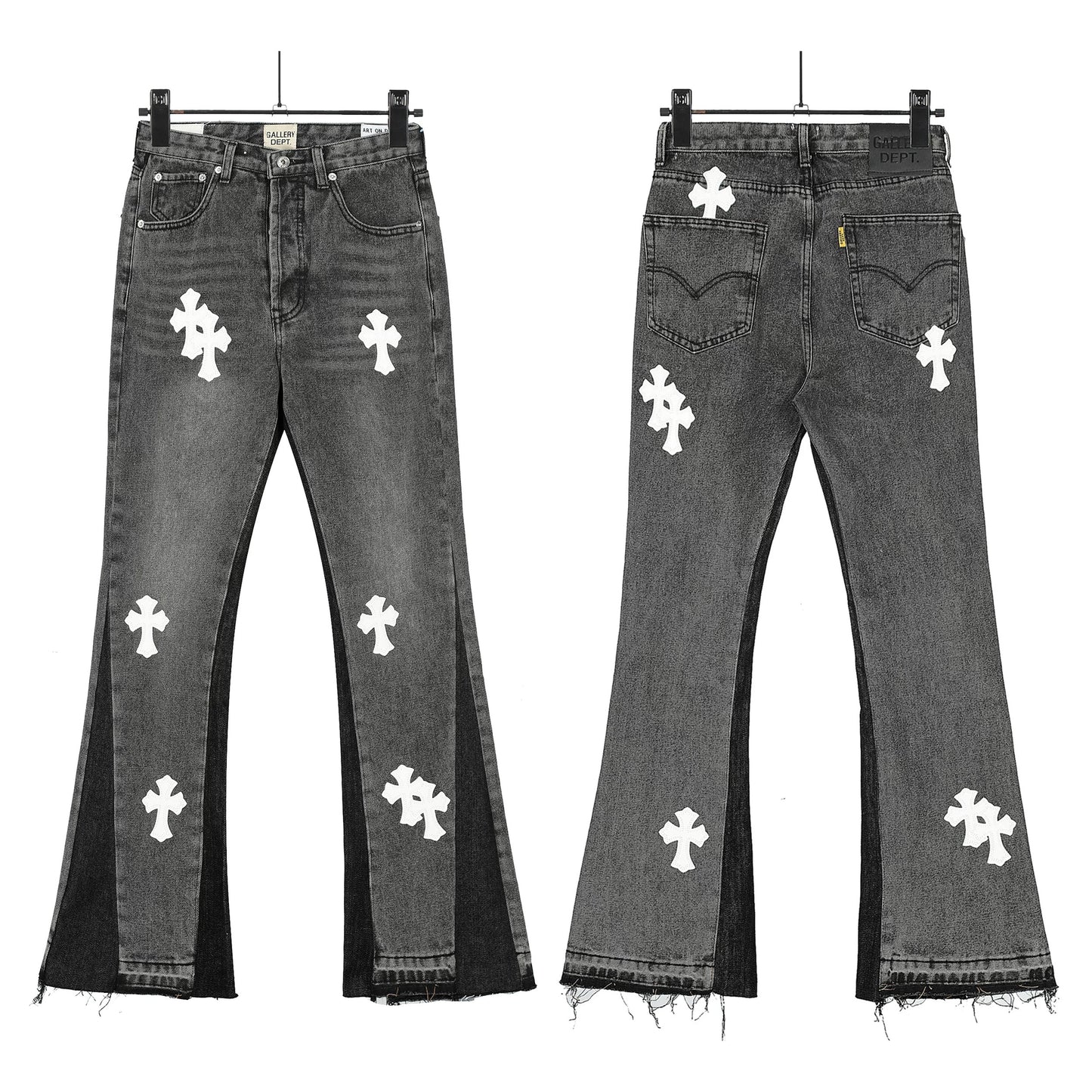 Calça Jeans Flare Chrome Hearts