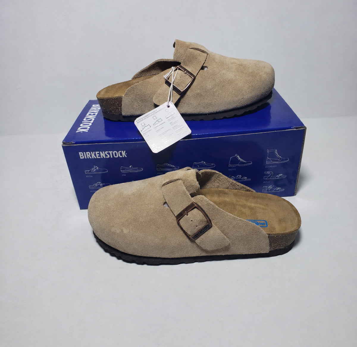 Birkenstock Boston Soft Footbed Beige 0112574