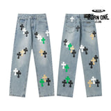 Calça Chrome Hearts Cross Patch Cores Variadas