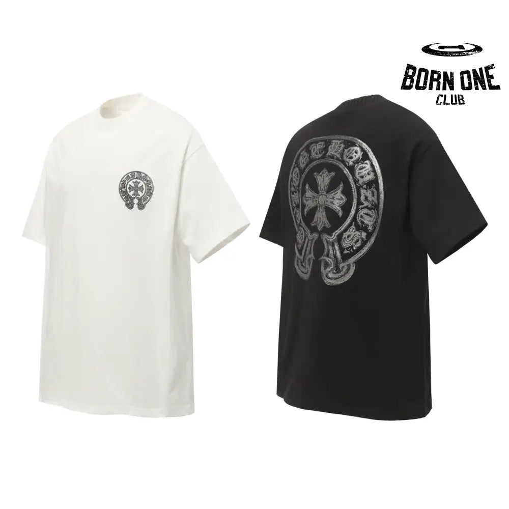 Camiseta Chrome Hearts Sanskrit Horseshoe Silver