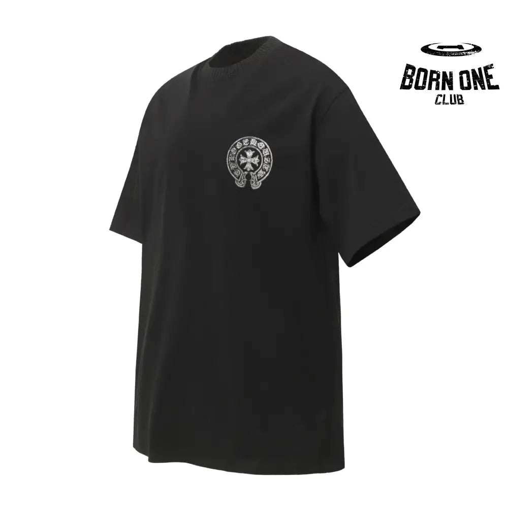 Camiseta Chrome Hearts Sanskrit Horseshoe Silver