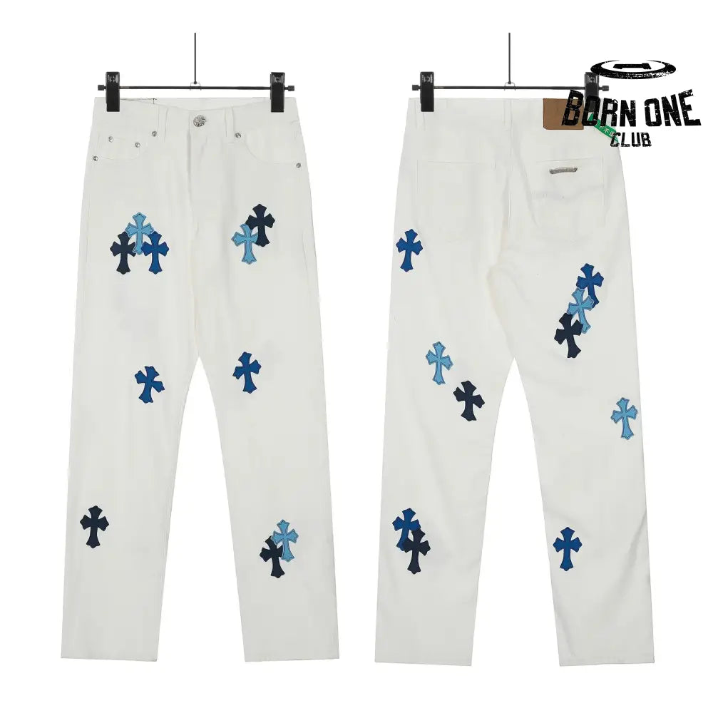 Calça Chrome Hearts Cross Patch Cores Variadas