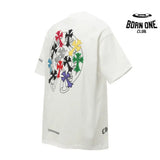 Camiseta Chrome Hearts Sanskrit Multicolor Cross Horseshoe