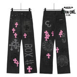 Calça Chrome Hearts Cross Patch Cores Variadas