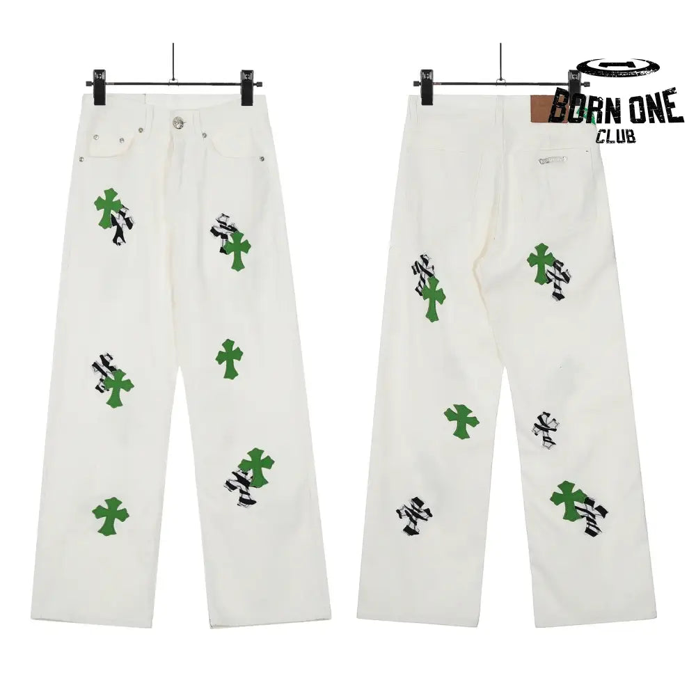 Calça Chrome Hearts Cross Patch Cores Variadas