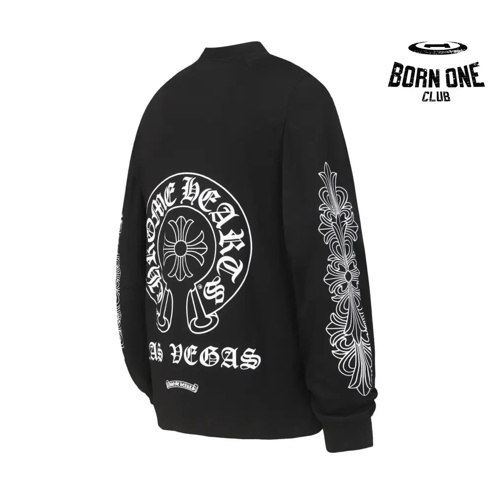 Camiseta Manga Longa Chrome Hearts American Flag