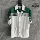 Conjunto Casablanca Crochê Verde/Branco
