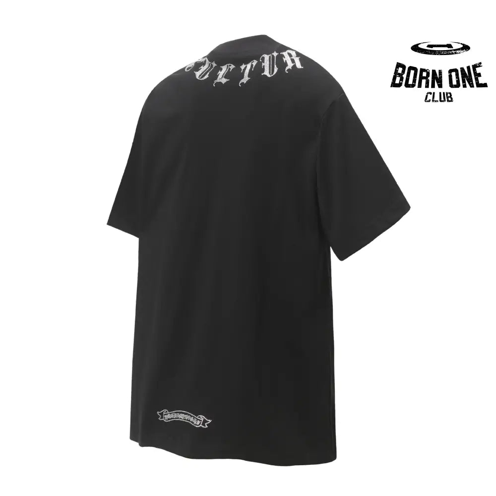 Camiseta Chrome Hearts Sanskrit Collar Preta