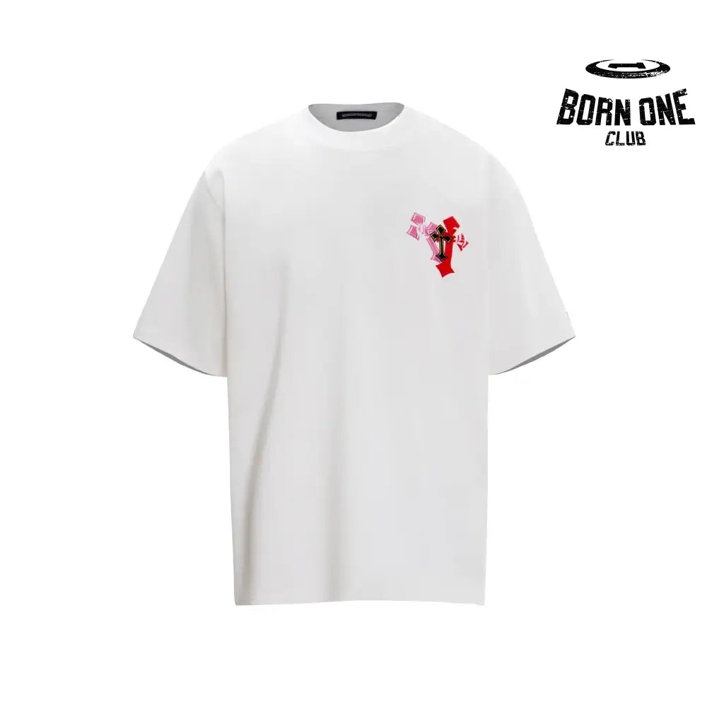 Camiseta Chrome Hearts Rainbow Cross Foam