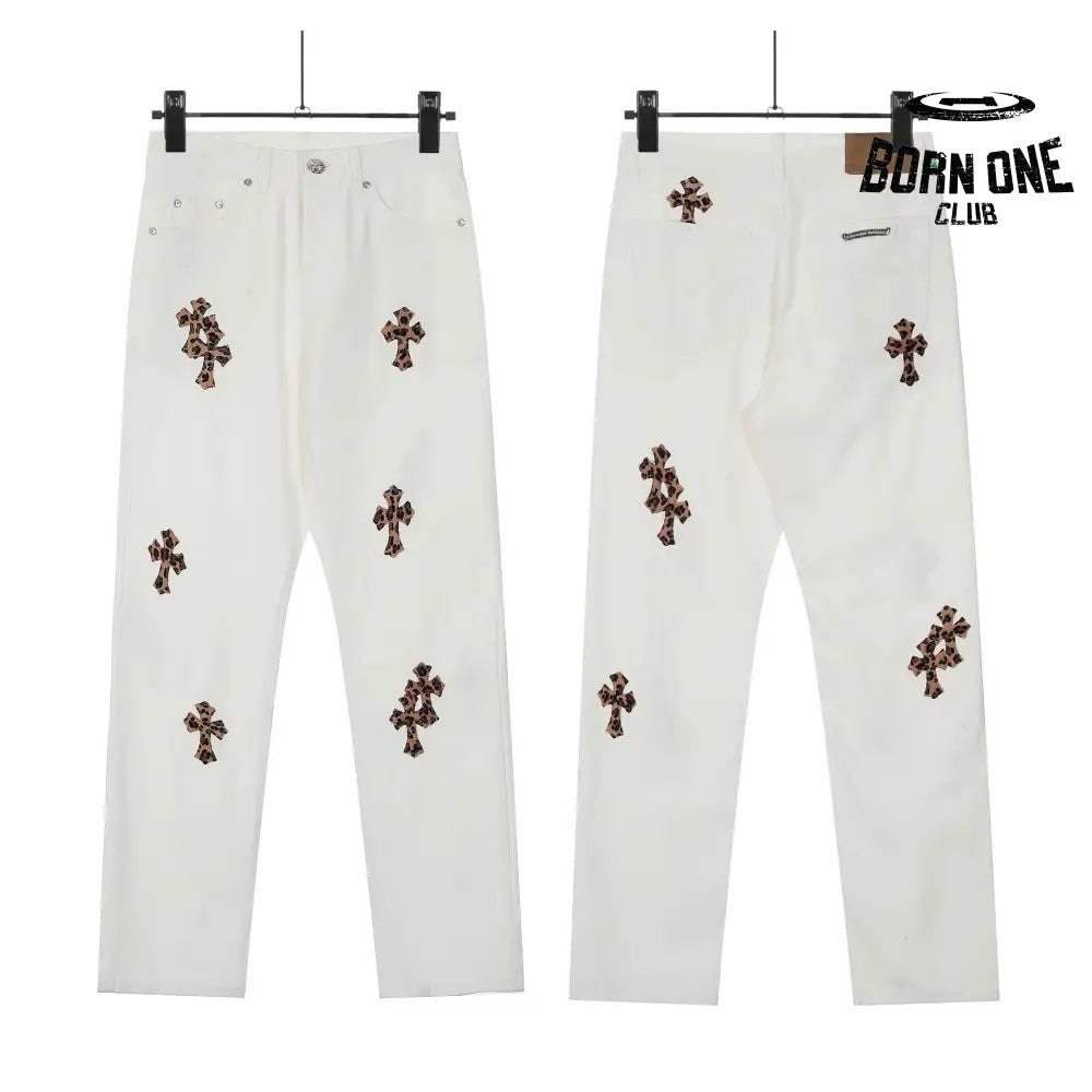 Calça Chrome Hearts Cross Patch Cores Variadas