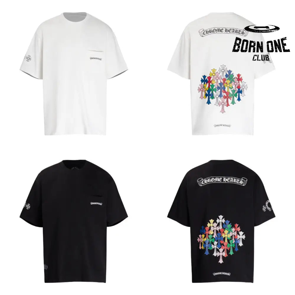 Camiseta Chrome Hearts Multicolor Cross Pocket