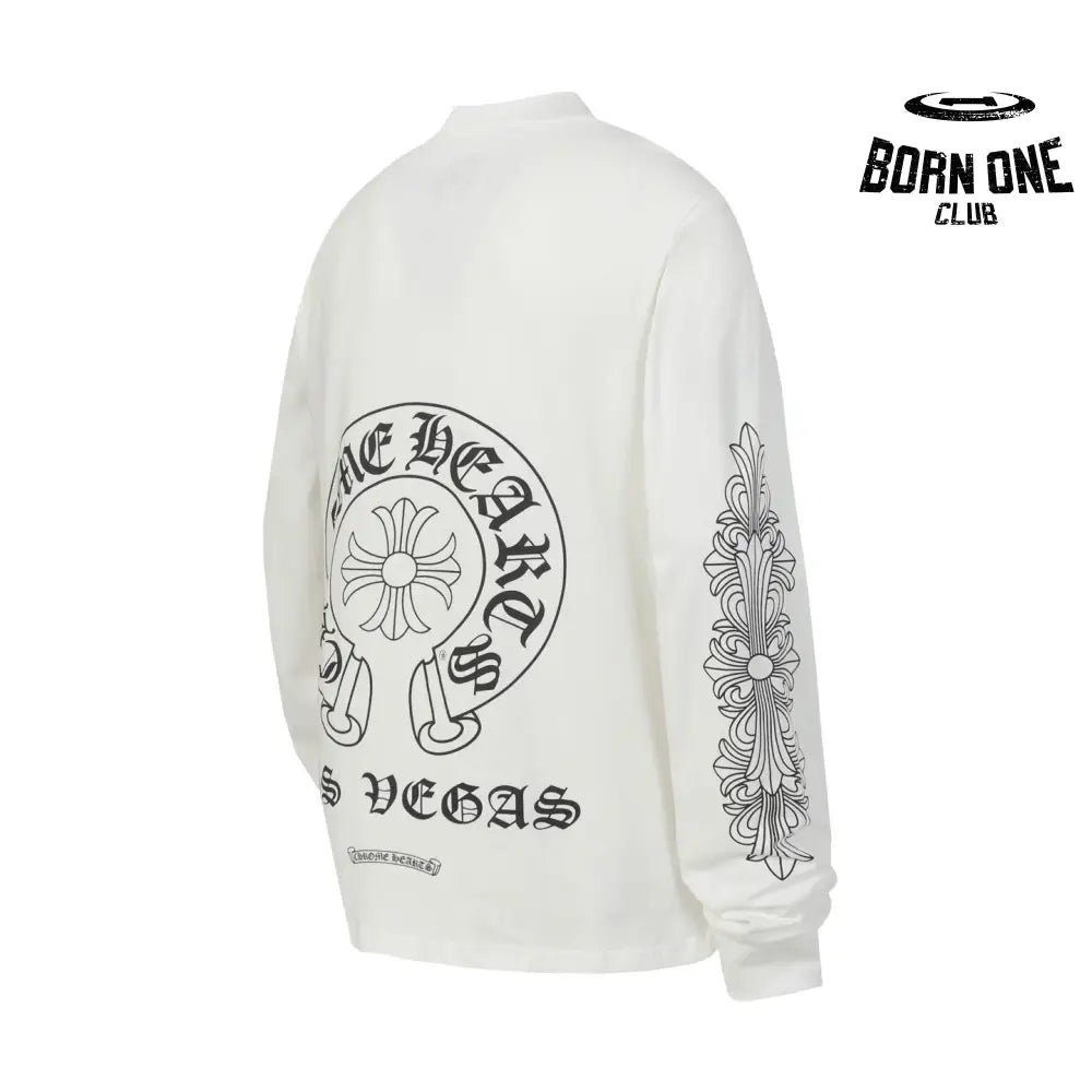Camiseta Manga Longa Chrome Hearts American Flag