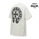 Camiseta Chrome Hearts Sanskrit Horseshoe Silver