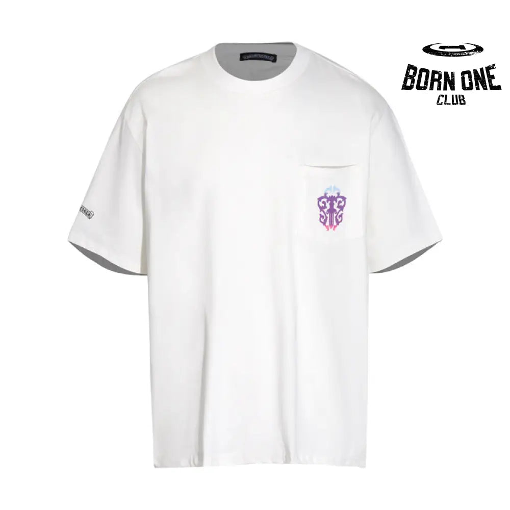 Camiseta Chrome Hearts Gradient Horseshoe Pocket
