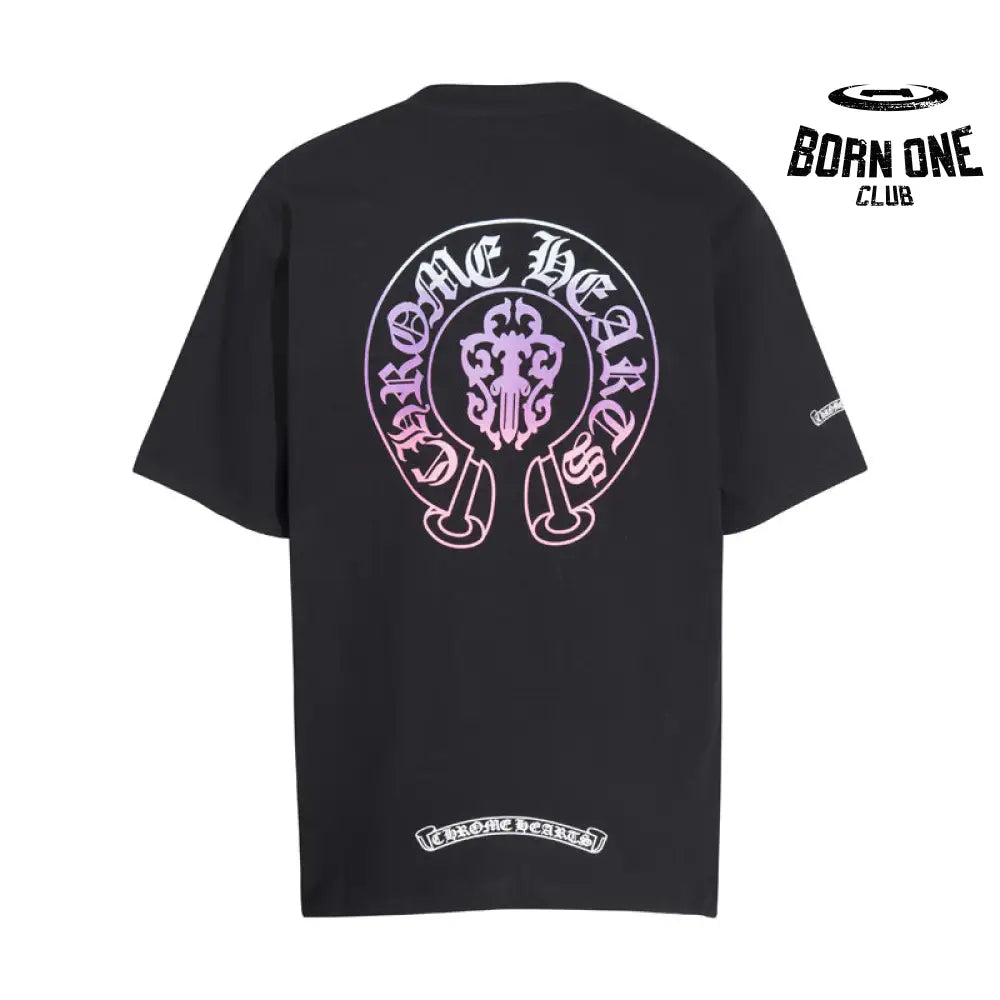 Camiseta Chrome Hearts Gradient Horseshoe Pocket