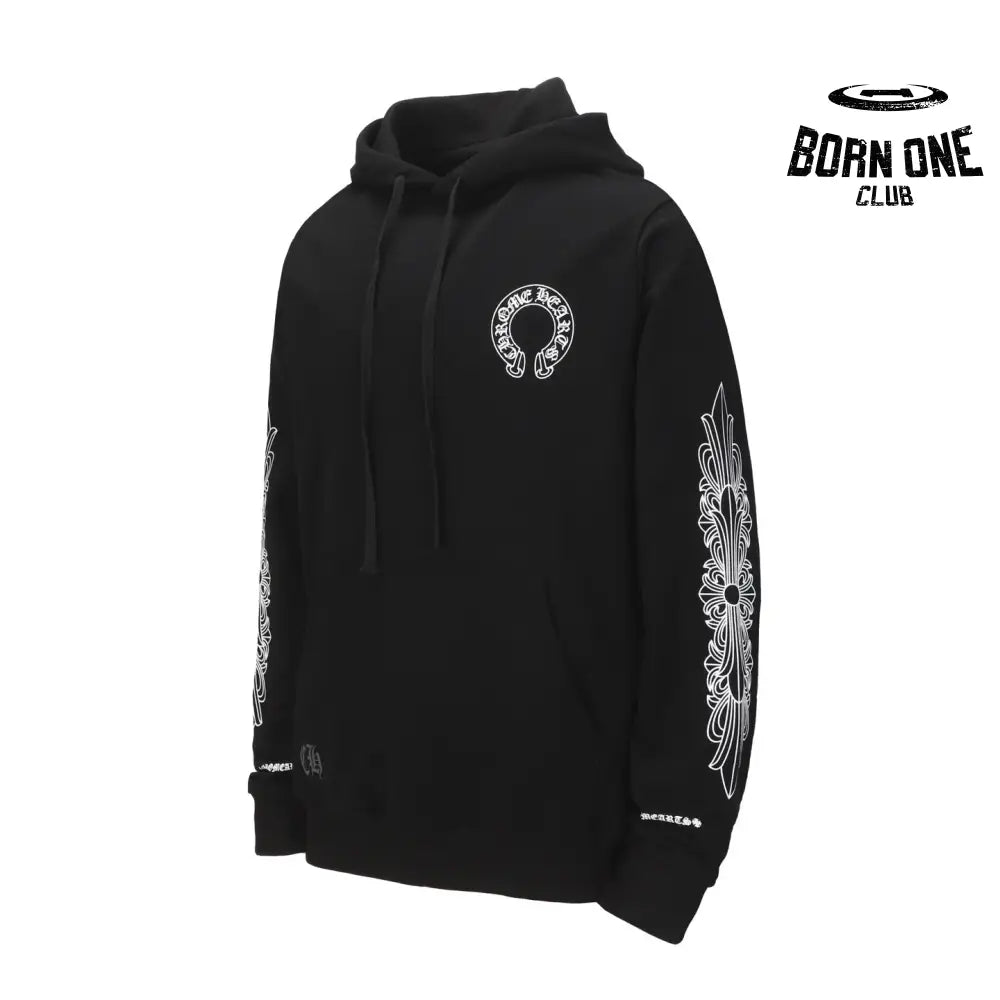 Moletom Chrome Hearts Horseshoe Classic Preto