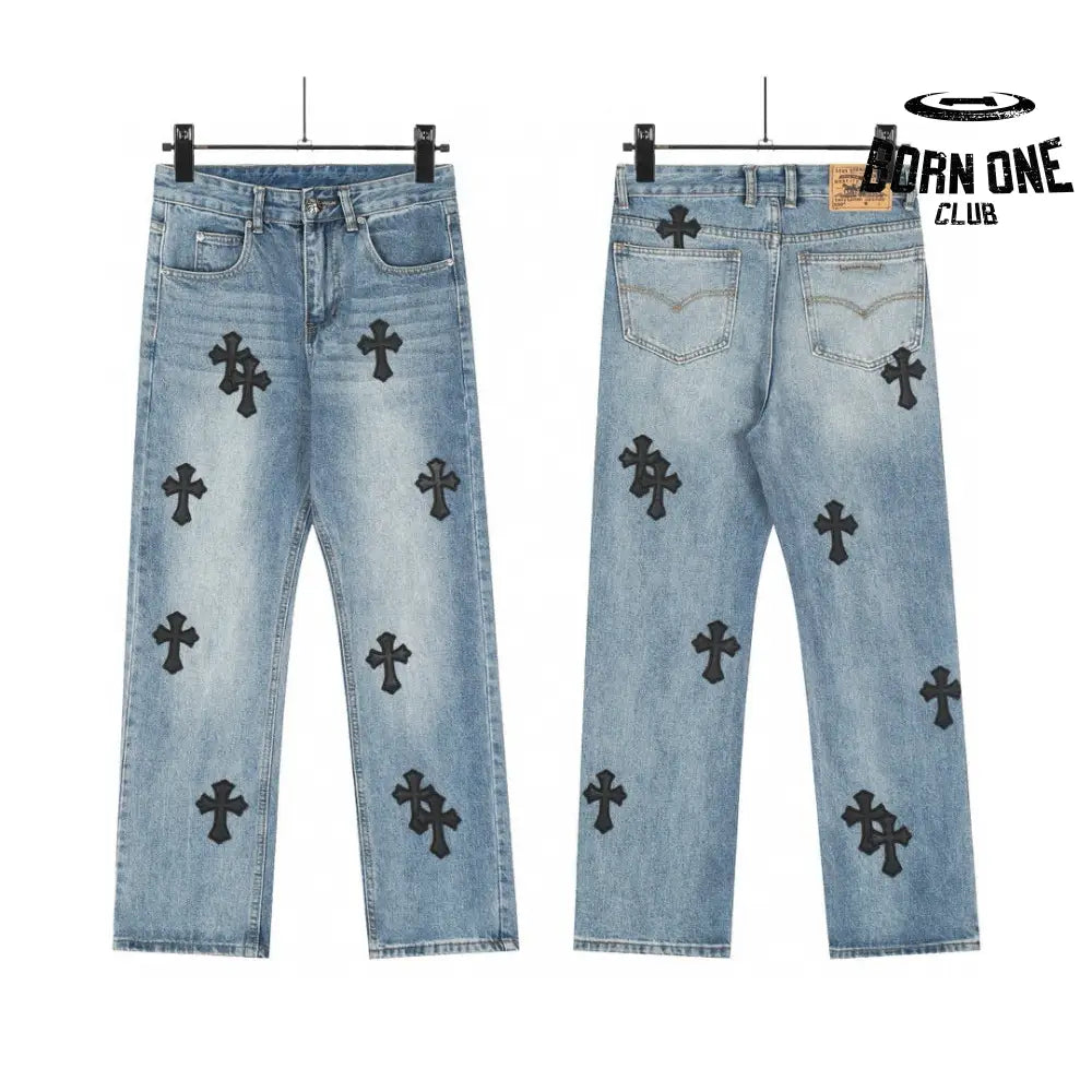 Calça Chrome Hearts Cross Patch Cores Variadas