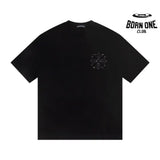 Camiseta Chrome Hearts Rhinestone Horseshoe
