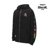 Moletom Zip Chrome Hearts Multicolor Cross